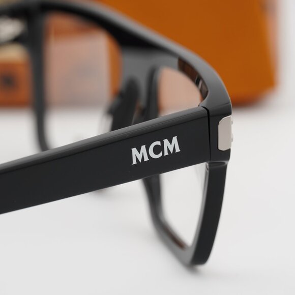 MCM MW5006 001 Square Eyeglasses - Shiny Black 53mm - Picture 6 of 9